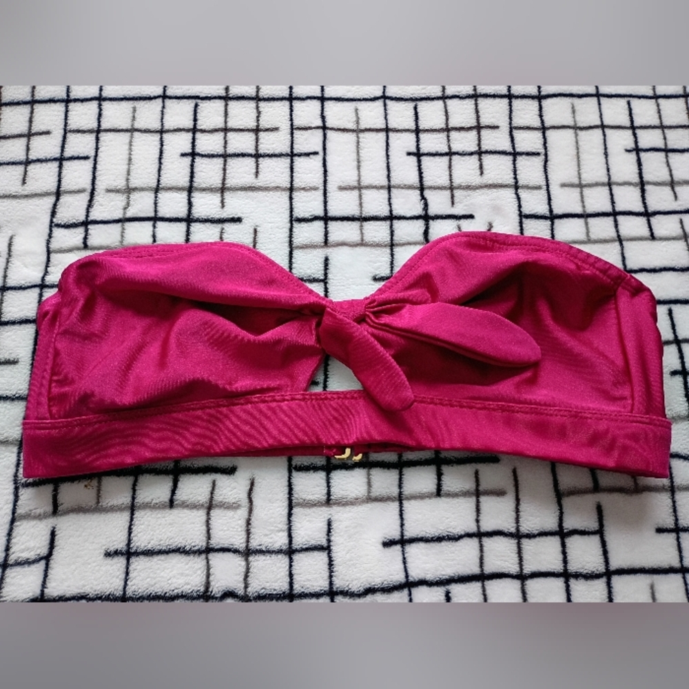 Time and Tru Fuchsia Bandeau Top Size Large No Straps